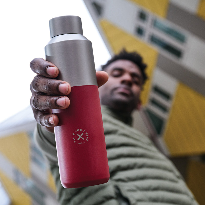 Fluid RCS certified recycled steel water bottle