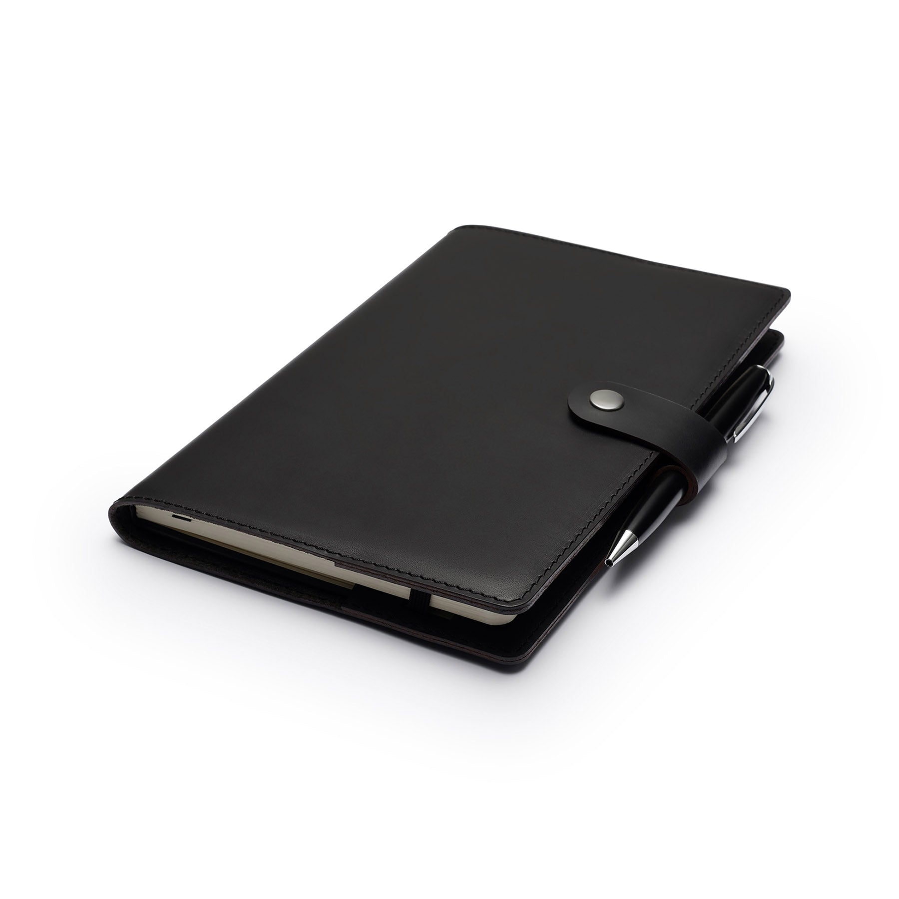 A5 Leather Notebook + Pen – SWAG